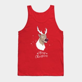 Christmas Reindeer Tank Top